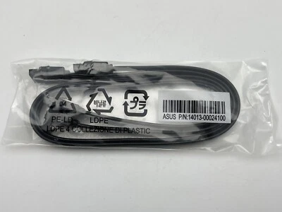 ✅ NUEVO GENUINO ASUS 6Gbps Negro SATA III DISCO DURO CABLE 14013-00024100 HDD Foto 1 de 2