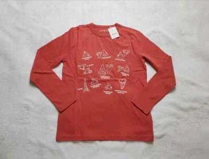 New kids XXS XS M L XL J Crew Factory sharks teeth long sleeve t-shirt - Picture 1 of 4