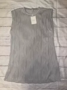 Vestido acanalado gris XL para mujer nuevo con etiquetas - Imagen 1 de 2