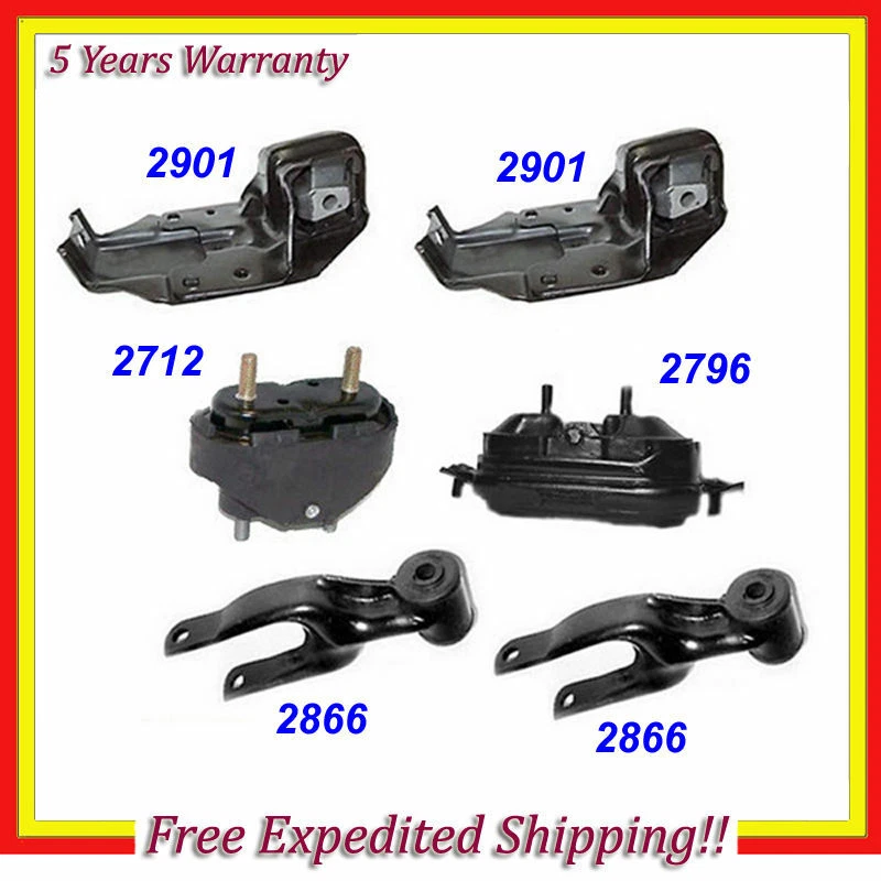 For 95-05 Chevrolet Lumina/ Monte Carlo Engine Motor & Trans.Mount Set 6PCS M662 - Image 1 of 4