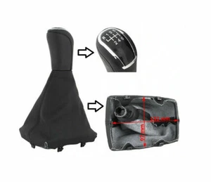 POMMEAU LEVIER DE VITESSE 6 VITESSES SOUFFLET CADRE Audi A4 B8 A6 C6 2007-2015 - Imagen 1 de 1
