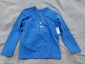 NWT Gap Kids Long Sleeve SHARK Rash Guard Boys Size Youth S - Picture 1 of 3