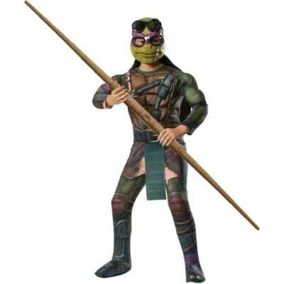 DONATELLO Teenage Mutant Ninja Turtle DLX Boys Costume, Size L (12-14) BRAND NEW - Image 1 of 4