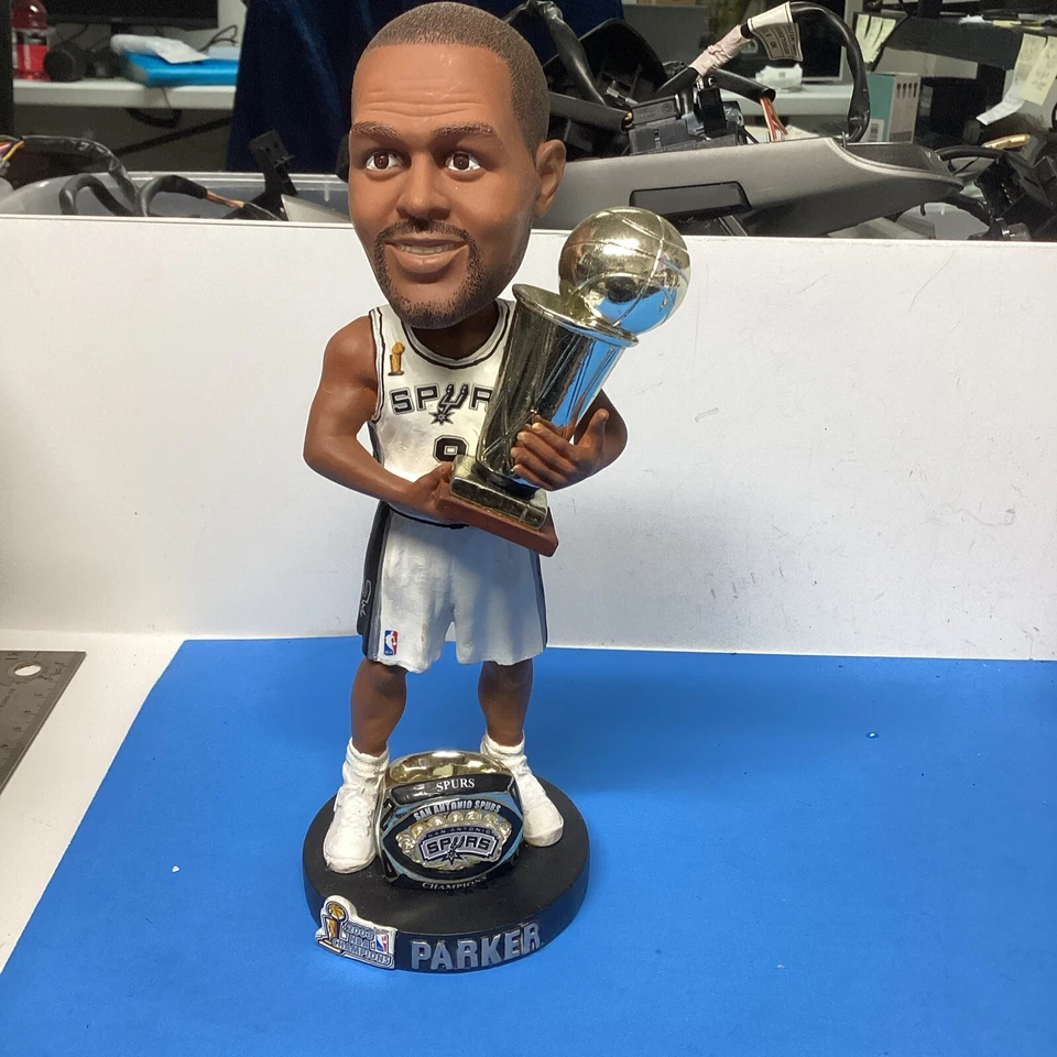 San Antonio Spurs Tony Parker 2003 Championship Bobblehead - Image 1 of 4