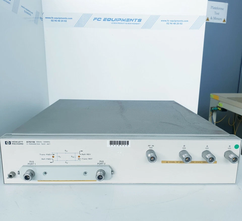 HP Agilent Keysight 87511B S-parameter Test Set 500MHz  75ohms - Image 1 of 1