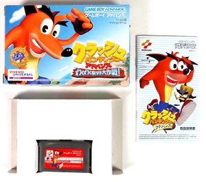 CRASH BANDICOOT ADVANCE Wakuwaku Tomodashi Nintendo Game Boy Advance GBA Jap - Imagen 1 de 4