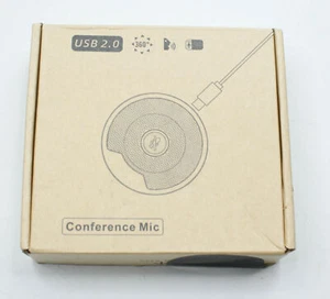 Konferenzmikrofon PC USB Mikrofon 360º PC Microphone Conférence Aufnahme Zoom - Afbeelding 1 van 3