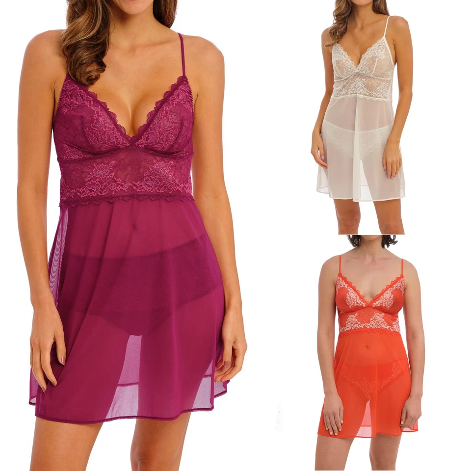 Wacoal Lingerie Lace Perfection Chemise Nightdress Nightie 135009 - Image 1 of 4