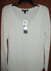 Nuevo Top Túnica Circles & Cycles Poliéster Metálico Nylon Talla XL Busto 41 Largo 27 - Imagen 1 de 9