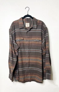 Redhead Brand Men’s Long Sleeve Striped Button Down *No Size Tag* Size L/XL? - Picture 1 of 6