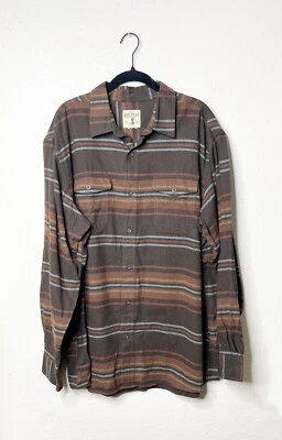 Redhead Brand Men’s Long Sleeve Striped Button Down *No Size Tag* Size L/XL? - Image 1 of 4