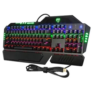 ET TECH I800 Mechanical Gaming Keyboard Backlit USB Wired Rrp £150 Razer Corsair - Picture 1 of 8