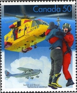 Canada   # 2111c    "SEARCH + RESCUE"     Brand New  2005  Original Pristine Gum - Picture 1 of 2