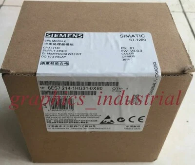 New Siemens SIMATIC S7-1200 CPU 1214C 6ES7214-1HG31-0XB0 6ES7 214-1HG31-0XB0 - Image 1 of 4