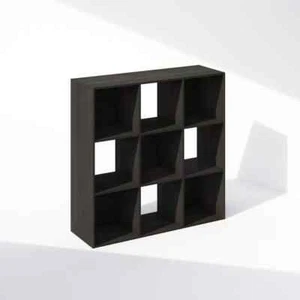 Pelli 35.39 in. Tall Espresso Wood 9-Shelf Standard Bookcase - Picture 1 of 6