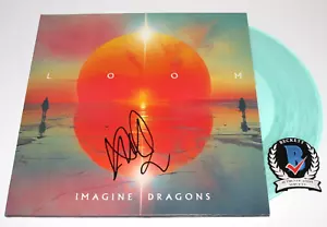 DAN REYNOLDS IMAGINE DRAGONS SIGNIERTES LOOM-ALBUM VINYL-SCHALLPLATTE BECKETT COA EVOLVE - Bild 1 von 3