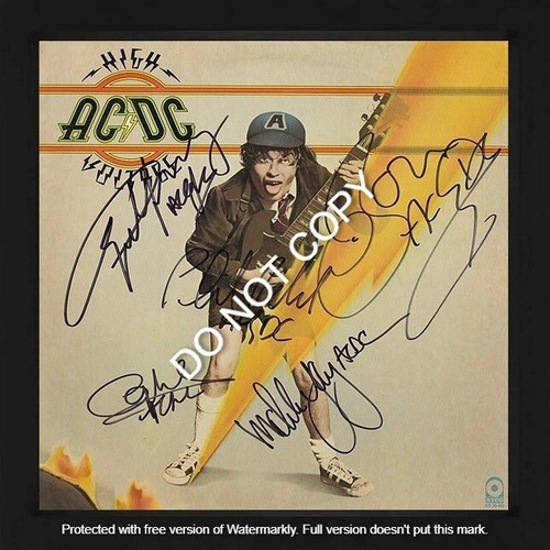 AC/DC Signed 