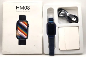 FITVII HM08 Dark Blue Rechargeable Touch Screen Bluetooth Fitness Tracker - Picture 1 of 2