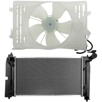 Electric Radiator Cooling Fan Kit For 2003-2008 Pontiac Vibe & Toyota Corolla - Image 1 of 4