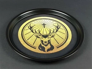 Jägermeister Tablett goldener Hirsch gummiert Gastro Serviertablett Bar (809) - Bild 1 von 4