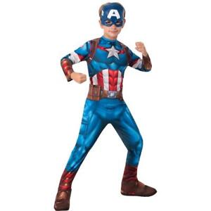 Rubies Captain America Marvel Superhero Boy's Fancy Dress Costume