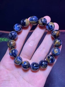 13mm Natural Color Pietersite Namibia Gemstone Beads Bracelet AAAA - Picture 1 of 7