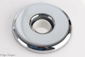 Pack of 8 Replacement 67mm Push-fit Jet Covers with White Eyeballs - Chrome - Picture 1 of 4