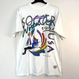 Vintage Soccer World Cup USA 1994 Size XXL Rock T Sports Apparel T-Shirt USA - Bild 1 von 11