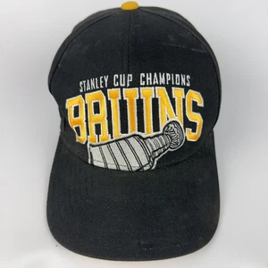 Gorra Boston Bruins Snap Back Negra Amarilla NHL Hockey Stanley Cup Reebok 2011 - Imagen 1 de 13