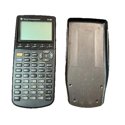 Texas Instruments Ti-86 Graphing Calculator with Cover Tested Working - Image 1 of 4