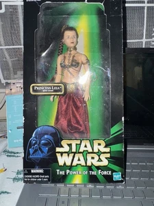 Star Wars Rara Figurina 12" - Carrie Fisher come Schiava PRINCIPESSA LEIA CON CATENA - Foto 1 di 12