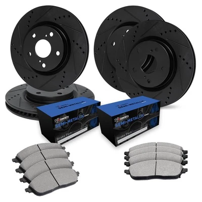 For Porsche 944 83-86 Brake Kit Drilled & Slotted Front & Rear Brake Kit w - Image 1 of 2