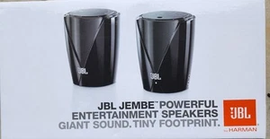 JBL-Jembe Powerful TV, Computer, Laptop Speaker System 2 Pc Brand New - Picture 1 of 5
