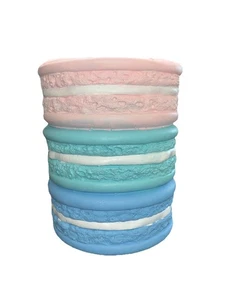 Viral TIKTOK Home Goods Pastel Color Macaron Macaroon Cookie Stool Side Table - Picture 1 of 2