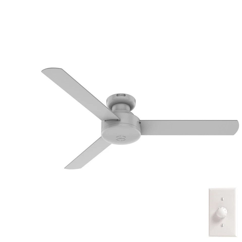 Hunter 52 in Presto Low Profile Modern Ceiling Fan with Wall Control Minimalist - Image 1 of 1