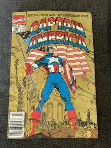 Captain America #383 Newsstand Variant (Marvel Comics March 1991) - Picture 1 of 7