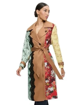 Gabardina midi grande Alice and Olivia Keith  Foto 1 de 4