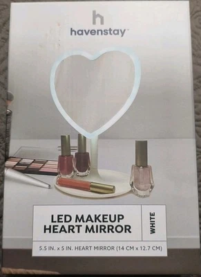 Heavenstay Heart Vanity Mirror New In Box Battery Operated  - Image 1 of 2