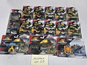 Matchbox Jurassic World Lot 14 New Sealed Die-Cast Cars 5-Pack Jeep Gladiator - Picture 1 of 5