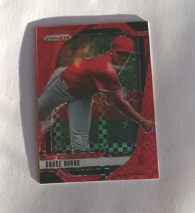 2025 Panini Prizm Red Power Prizm 38/99 #86, Chase Burns - Picture 1 of 2