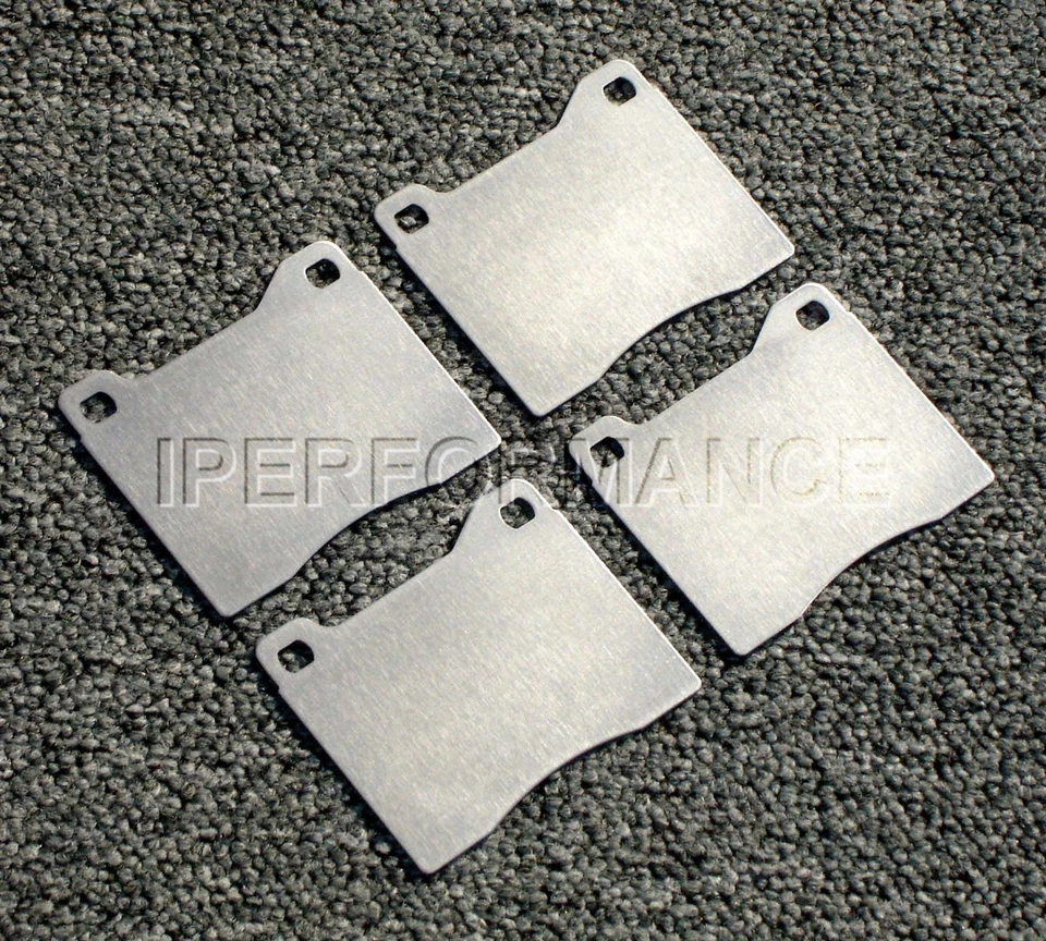 Juego de protector térmico de cuña de pastillas de freno de titanio para BMW 2002ti, 2002tii 1969-1974; delantero Foto 1 de 3