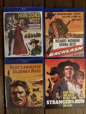 Kino Lorber Western Blu Ray Lot 4 Films! - Imagem 1 de 2