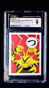 Pokémon 1996 Karuta Base Set Electabuzz 1st Ed CGC 9 MINT POP 1 RARE - Picture 1 of 2