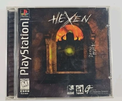 Hexen PS1 Black Label PlayStation Sony Video Game - Image 1 of 4