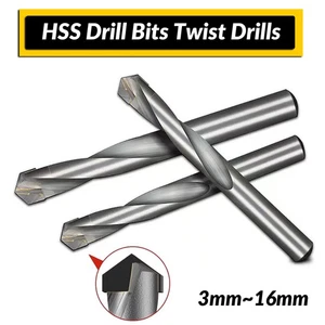 Ø 3mm-16mm Twist Drills Tungsten Carbide Steel Carbide Drill Bit HSS Drill Bits - Picture 1 of 44