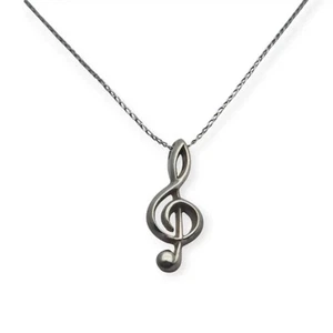 Vintage 925 Silver Musi Minimalist Design Sun Key Pendant - Picture 1 of 10