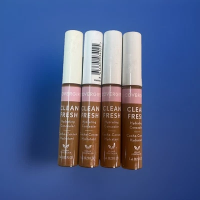 4-COVERGIRL Clean Fresh Hydrating Concealer # 420 Deep .23 oz New - Image 1 of 2