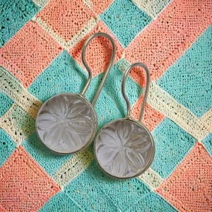 Pendientes colgantes de plata esterlina con piedras preciosas de cuarzo talladas a mano joyería de moda regalo - Imagen 1 de 5