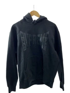Supreme Hoodie Rhinestone Shadow Hooded Sweatshirt 22aw M Cotton BLK Used - Imagen 1 de 5