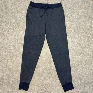 Under Armour Pantalone Uomo Grande Inarrestabile Doppia Maglia Jogger Performance Blu - Foto 1 di 6